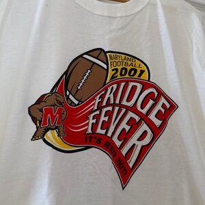 University of Maryland football 2001 Fridge Fever shirt